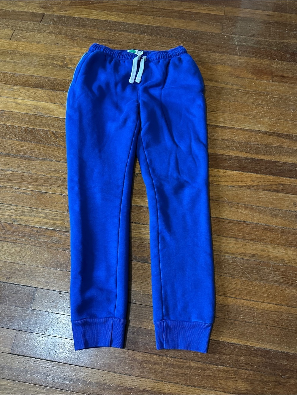 Boden Royal Blue Kids Lined Fleece Joggers, Sz 14